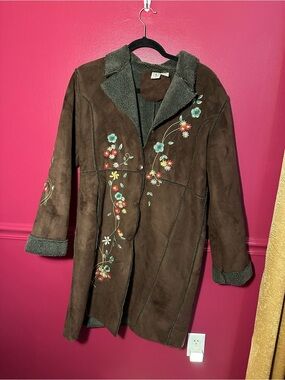 Vintage Grizzly faux suede jacket